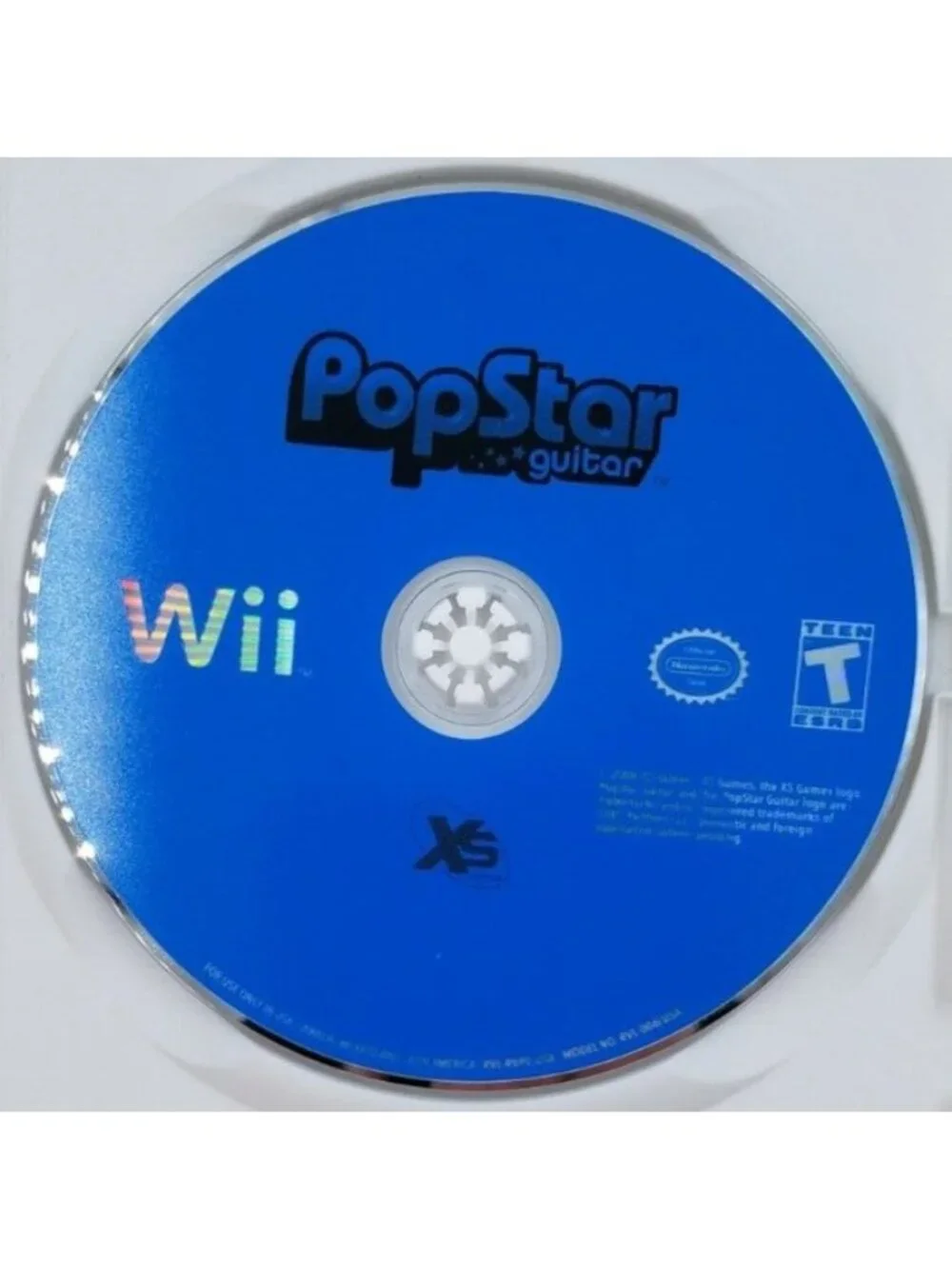 Pop Star Guitar - Nintendo Wii Game - with Manual & Case - Tested